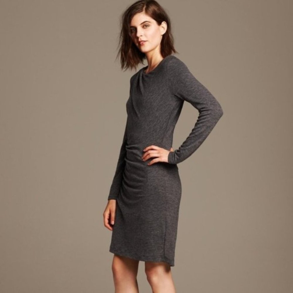 H&M Heather Gray Jersey Dress